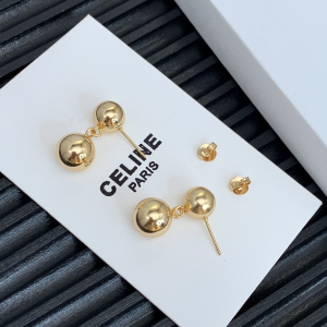 Luxury Womens Jewelry Celine Maillon Triomphe Gold Earrings A205PP140 AA153587