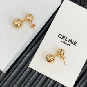 Luxury Womens Jewelry Celine Maillon Triomphe Gold Earrings A205PP140 AA153587