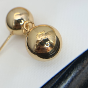 Luxury Womens Jewelry Celine Maillon Triomphe Gold Earrings A205PP140 AA153587