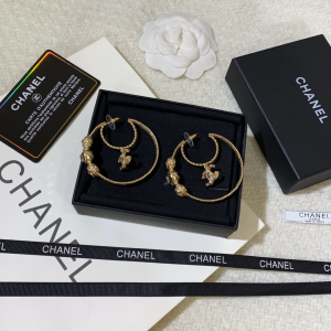 Luxury Womens Jewelry Chanel Crystals CC Logo Earrings A205PP190 AA153604