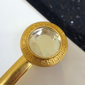 Luxury Womens Jewelry Versace Coin Hair Clip Accessory A205PP150 AA153593