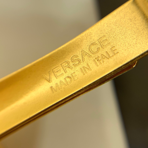 Luxury Womens Jewelry Versace Gold V Hair Clip Accessory A205PP180 AA153591