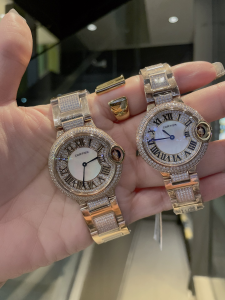 Cartier Ballon Bleu Watch Diamonds 