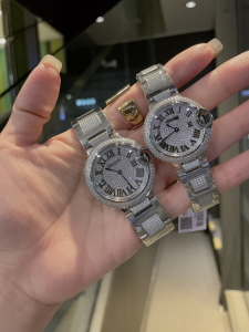 Cartier Ballon Bleu Watch Diamonds 