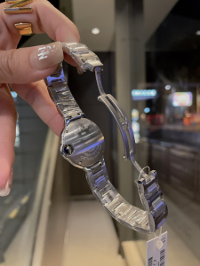 Luxury Womens Watches Cartier Ballon Bleu Watch with Diamonds A213PP1180 AA153618