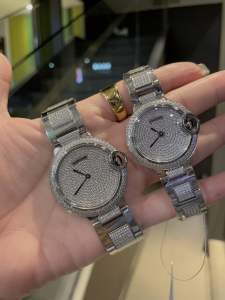 Cartier Ballon Bleu Watch Diamonds 