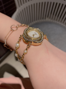 Luxury Womens Watches Chanel Camelia Jewelry Watch 28x8MM A213PP780 AA153624