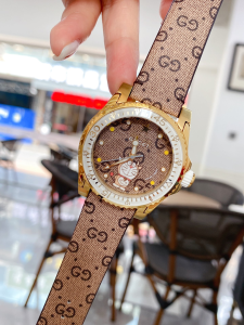 Luxury Womens Watches Gucci x Doraemon Dive Watch 38MM A213PP780 AA153622
