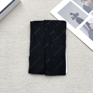 Luxury Womens Clothing Balenciaga Vintage Logo Tights in Black A144PP75 AA154065