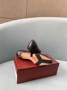 Luxury Womens Shoes Bally Lizzie Leather Pump in Black 35 To 39 A136PP530 AA154022