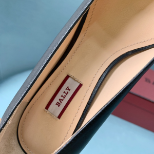 Luxury Womens Shoes Bally Lizzie Leather Pump in Black 35 To 39 A136PP530 AA154024