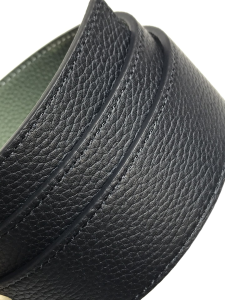 Luxury Womens Belts Dior CD Buckle Black Grained Leather Belt 35MM A175PP240 AA154370