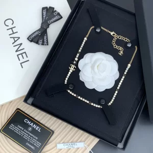 Luxury Womens Jewelry Chanel Crystal Embellished Necklaces A152PP130 AA154307