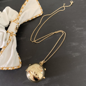 Luxury Womens Jewelry Chanel Gold Ball Pendant Necklaces A152PP180 AA154290