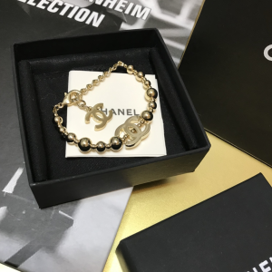 Luxury Womens Jewelry Chanel Gold CC and Ball Bracelet A152PP120 AA154292