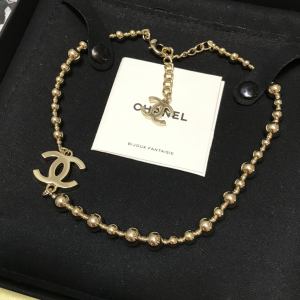 Luxury Womens Jewelry Chanel Gold CC and Ball Necklaces A152PP150 AA154291
