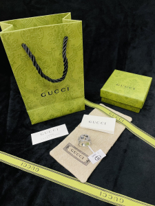 Luxury Womens Jewelry Gucci Interlocking G 925 Sterling Silver Ring A152PP280 AA154298