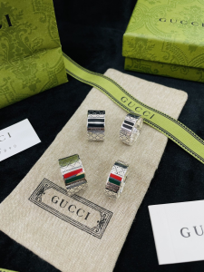 Luxury Womens Jewelry Gucci Web 925 Sterling Silver Ring A152PP280 AA154299