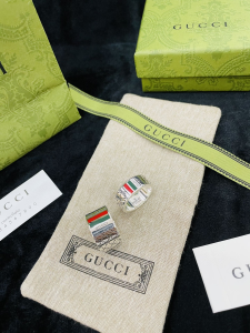 Luxury Womens Jewelry Gucci Web 925 Sterling Silver Ring A152PP280 AA154299