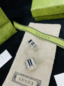 Luxury Womens Jewelry Gucci Web 925 Sterling Silver Ring A152PP280 AA154299