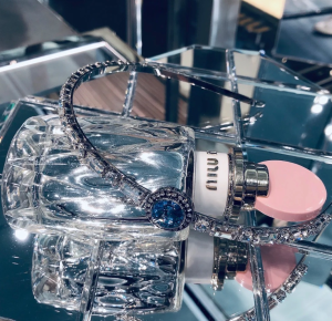 Luxury Womens Jewelry Miu Miu Crystal Embellished Headband A152PP160 AA154306