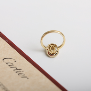 Luxury Womens Jewelry Cartier Diamond Logo Double C Rings A205PP180 AA154510