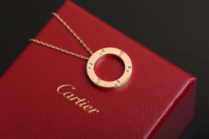 Cartier Love Circle Charm Necklace 