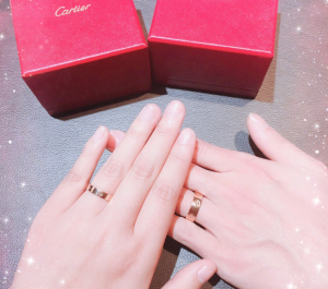 Luxury Womens Jewelry Cartier Love Rings A205PP240 AA154508