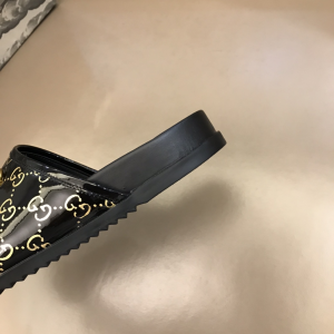 Luxury Mens Shoes Gucci Horsebit GG PVC Mules in Beige 38 To 46 A151PP370 AA155436