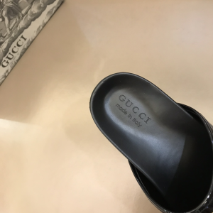 Luxury Mens Shoes Gucci Horsebit GG PVC Mules in Beige 38 To 46 A151PP370 AA155436