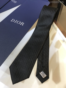 Dior Black Dior Oblique Tie 