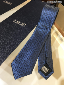 Dior Blue Dior Oblique Tie 