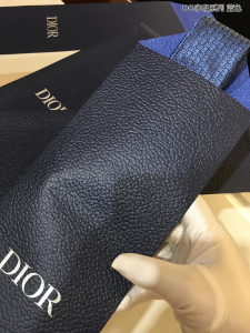 Luxury Mens Ties Dior Blue Dior Oblique Tie A151PP160 AA155307