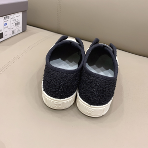 Luxury Womens Shoes Chanel CC Logo Tweed Sneaker in Black 35 To 40 A151PP340 AA155466