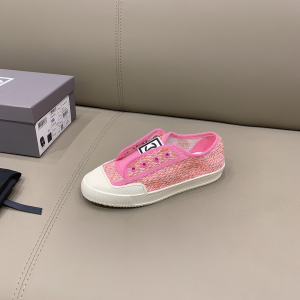 Luxury Womens Shoes Chanel CC Logo Tweed Sneaker in Pink 35 To 40 A151PP340 AA155465