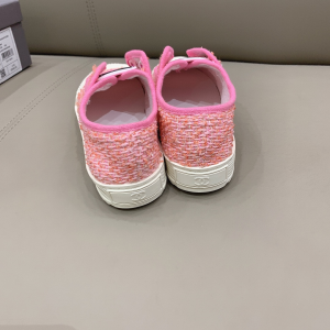 Luxury Womens Shoes Chanel CC Logo Tweed Sneaker in Pink 35 To 40 A151PP340 AA155465