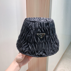 Prada Nylon Bucket Hat Black 