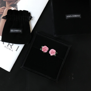Luxury Womens Jewelry Dolce Gabbana Rose Flower Earrings A205PP160 AA155661