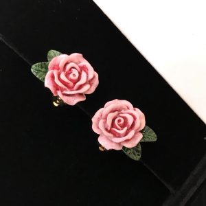 Luxury Womens Jewelry Dolce Gabbana Rose Flower Earrings A205PP160 AA155661