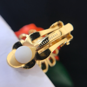 Luxury Womens Jewelry Dolce Gabbana Rose Flower Earrings A205PP160 AA155662