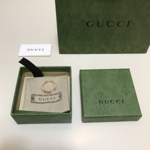 Luxury Womens Jewelry Gucci Double G Key Ring with Crystals A152PP120 AA156332