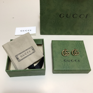 Luxury Womens Jewelry Gucci Vintage GG Earrings A152PP100 AA156331
