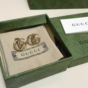 Luxury Womens Jewelry Gucci Vintage GG Earrings A152PP100 AA156331