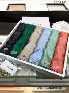 Luxury Womens Scarf Dior Oblique Silk Scarf in Mint Green 90x90CM A151PP200 AA156126