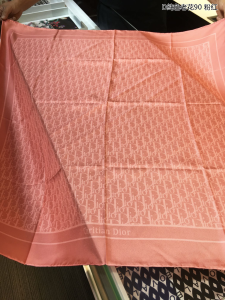 Dior Oblique Silk Scarf Pink 