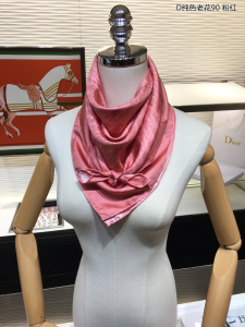 Luxury Womens Scarf Dior Oblique Silk Scarf in Pink 90x90CM A151PP200 AA156125