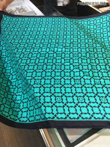 Ferragamo Gancini Galore Print Silk Scarf Green Ferragamo Gancini Galore Print Silk Scarf Green