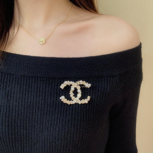 Luxury Womens Jewelry Chanel CC Logo Brooch A205PP160 AA156455