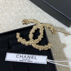 Luxury Womens Jewelry Chanel CC Logo Brooch A205PP160 AA156455