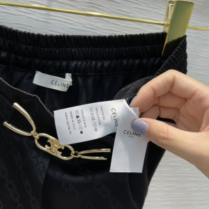 Luxury Womens Clothing Chanel Black Triomphe Short SML A198PP480 AA156964